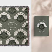 Motherhood Is Kingdom Work – Christian Blanket & Journal Gift Set for Moms