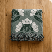 Motherhood Is Kingdom Work Woven Blanket – Christian Gift for Moms