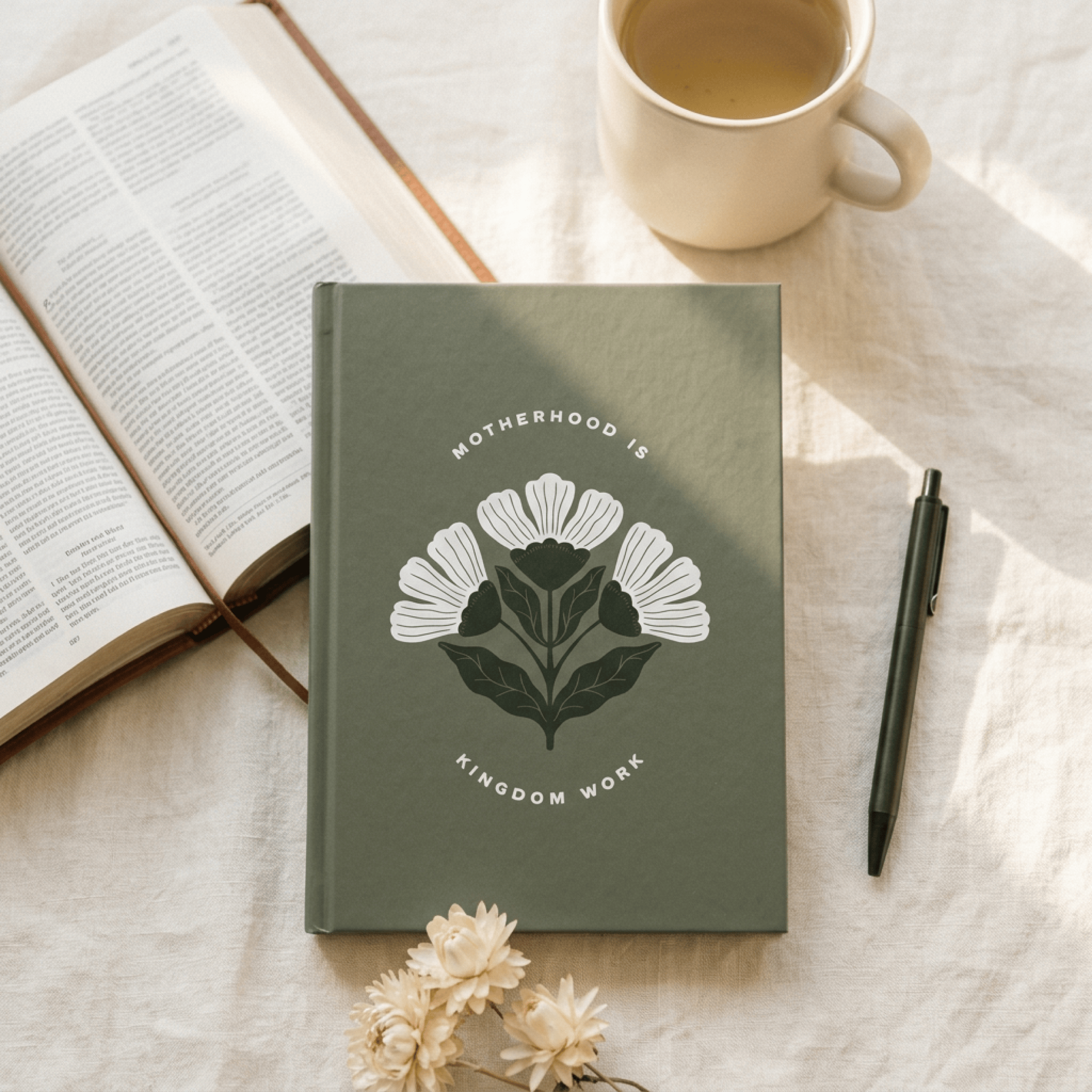 Motherhood Is Kingdom Work Hardcover Journal