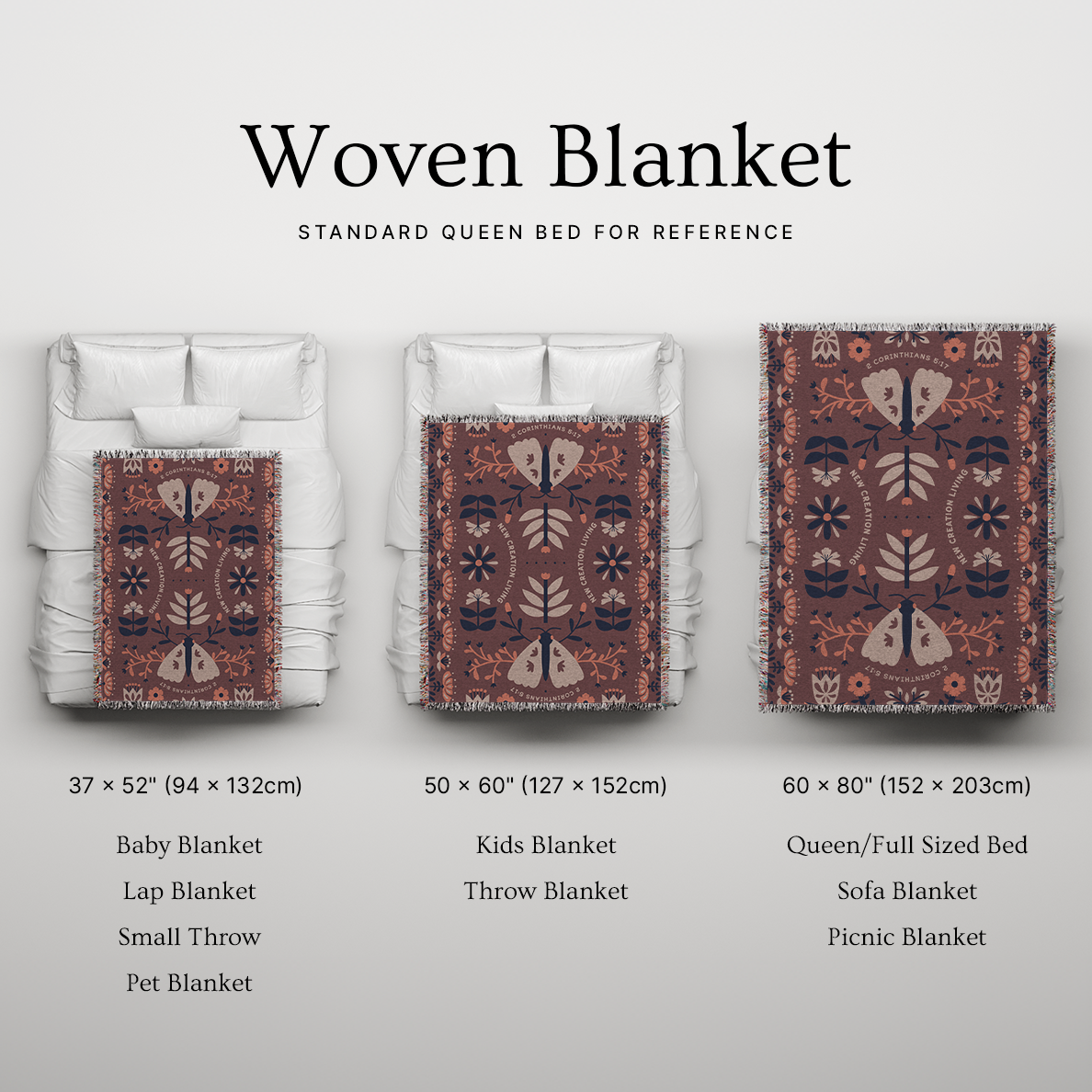 New Creation Living Woven Blanket – Dawn Renewal