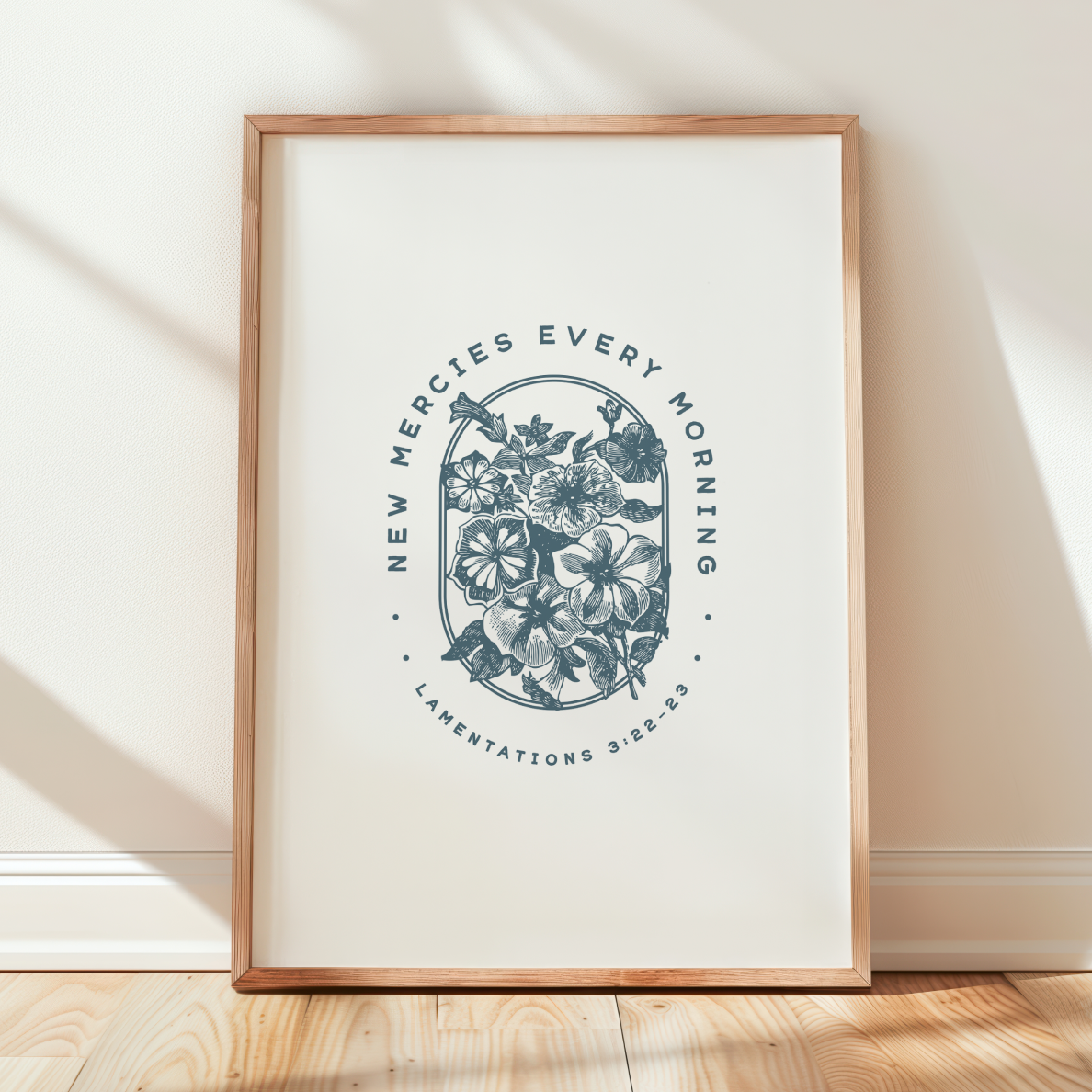 New Mercies Every Morning Art Print — Lamentations 3:22–23
