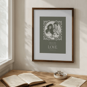 Personalized Family Portrait Print — Custom Christian Wall Art | Put On Love