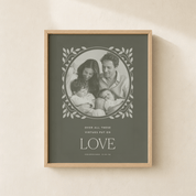 Personalized Family Portrait Print — Custom Christian Wall Art | Put On Love