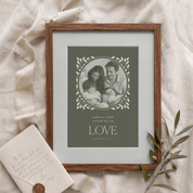 Personalized Family Portrait Print — Custom Christian Wall Art | Put On Love