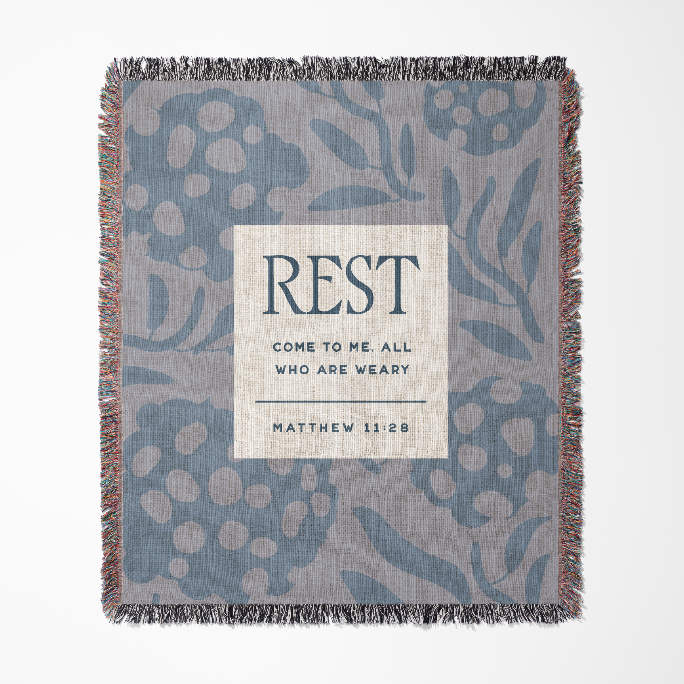 Rest woven blanket 
