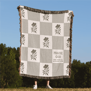 Praise God From Whom All Blessings Flow Woven Blanket – Christian Throw