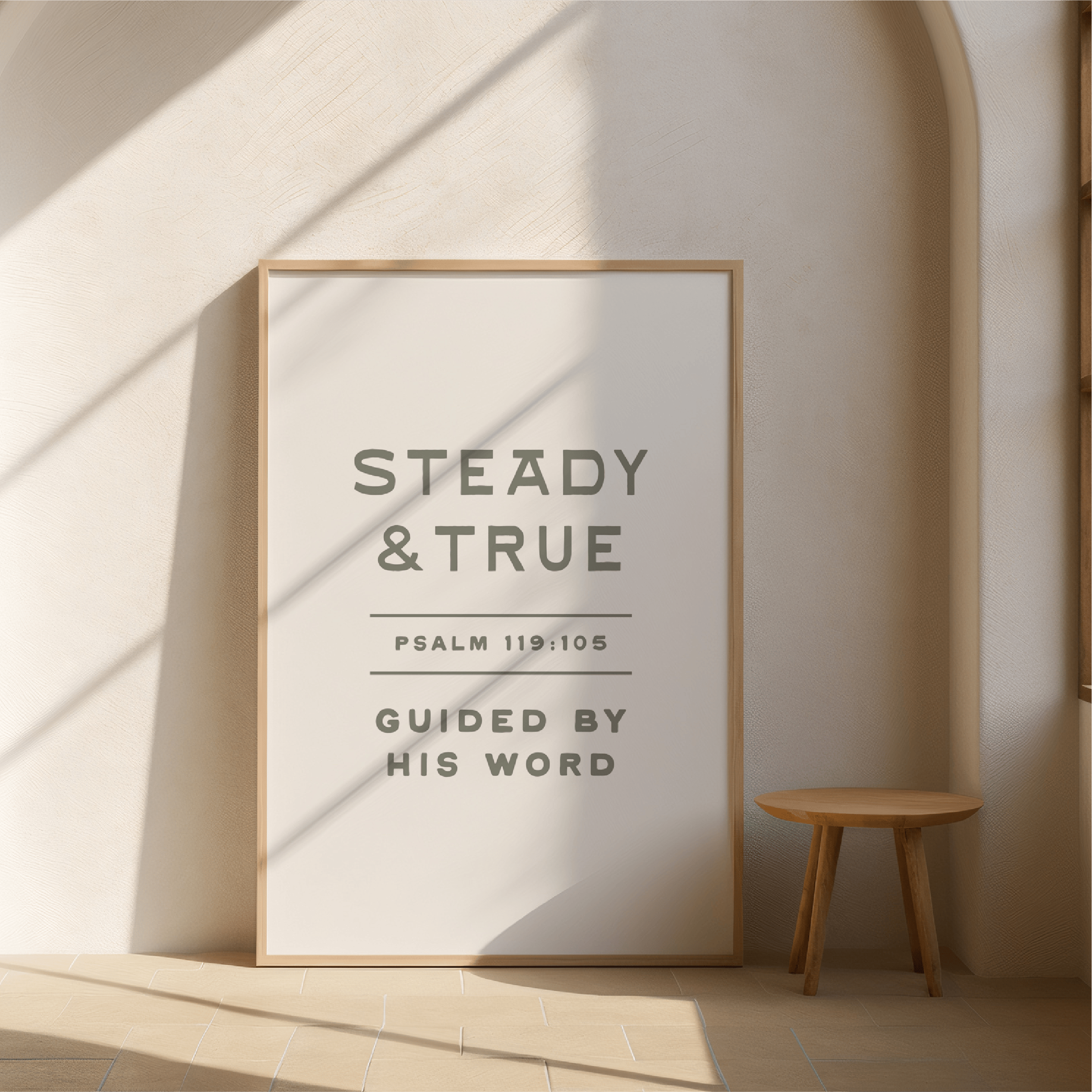 Steady & True Art Print