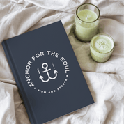 Anchor for the Soul next to coffee