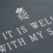 It Is Well With My Soul Woven Blanket – Christian Hymn Throw