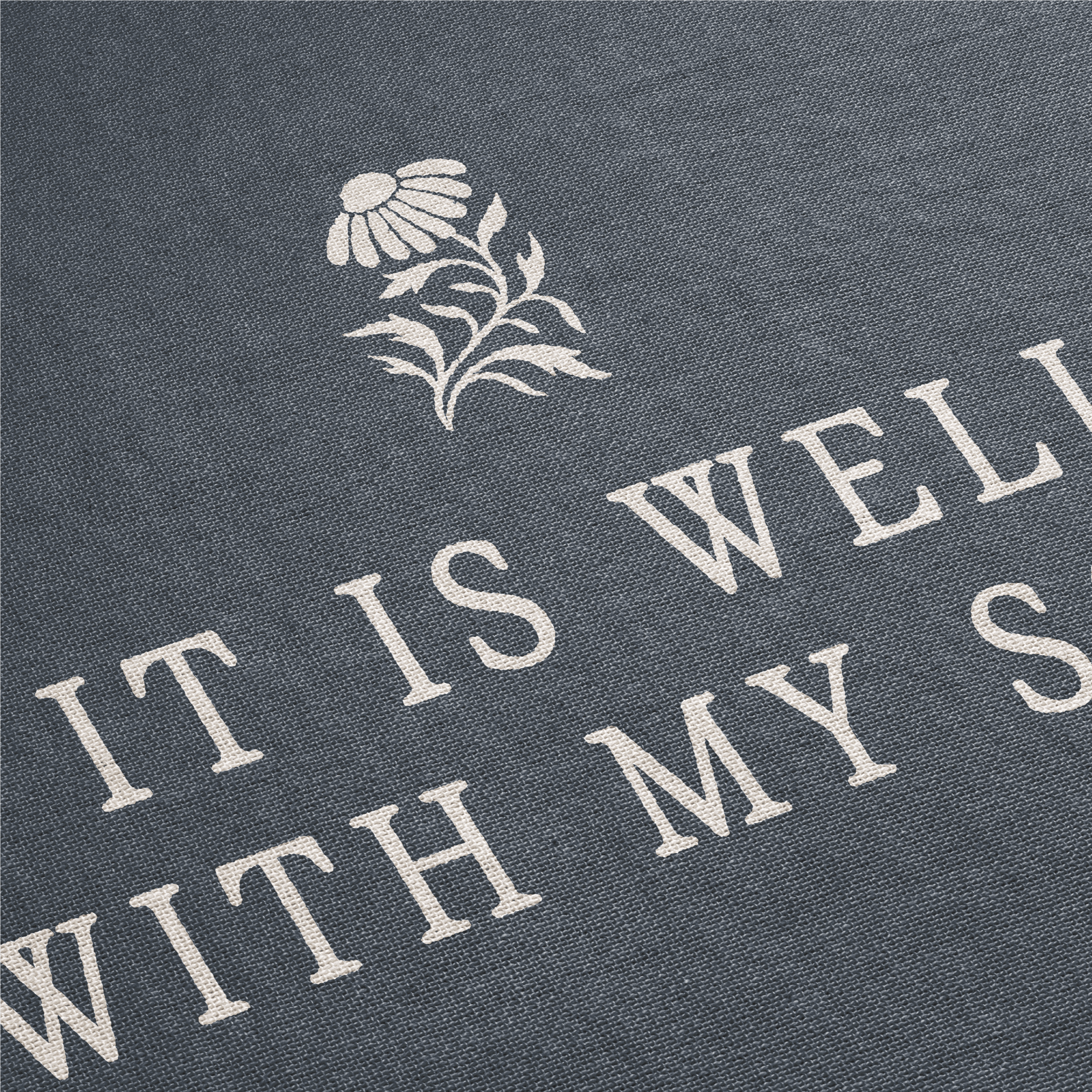 It Is Well With My Soul Woven Blanket – Christian Hymn Throw