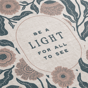 Be a Light Woven Blanket – Faith & Encouragement Christian Throw