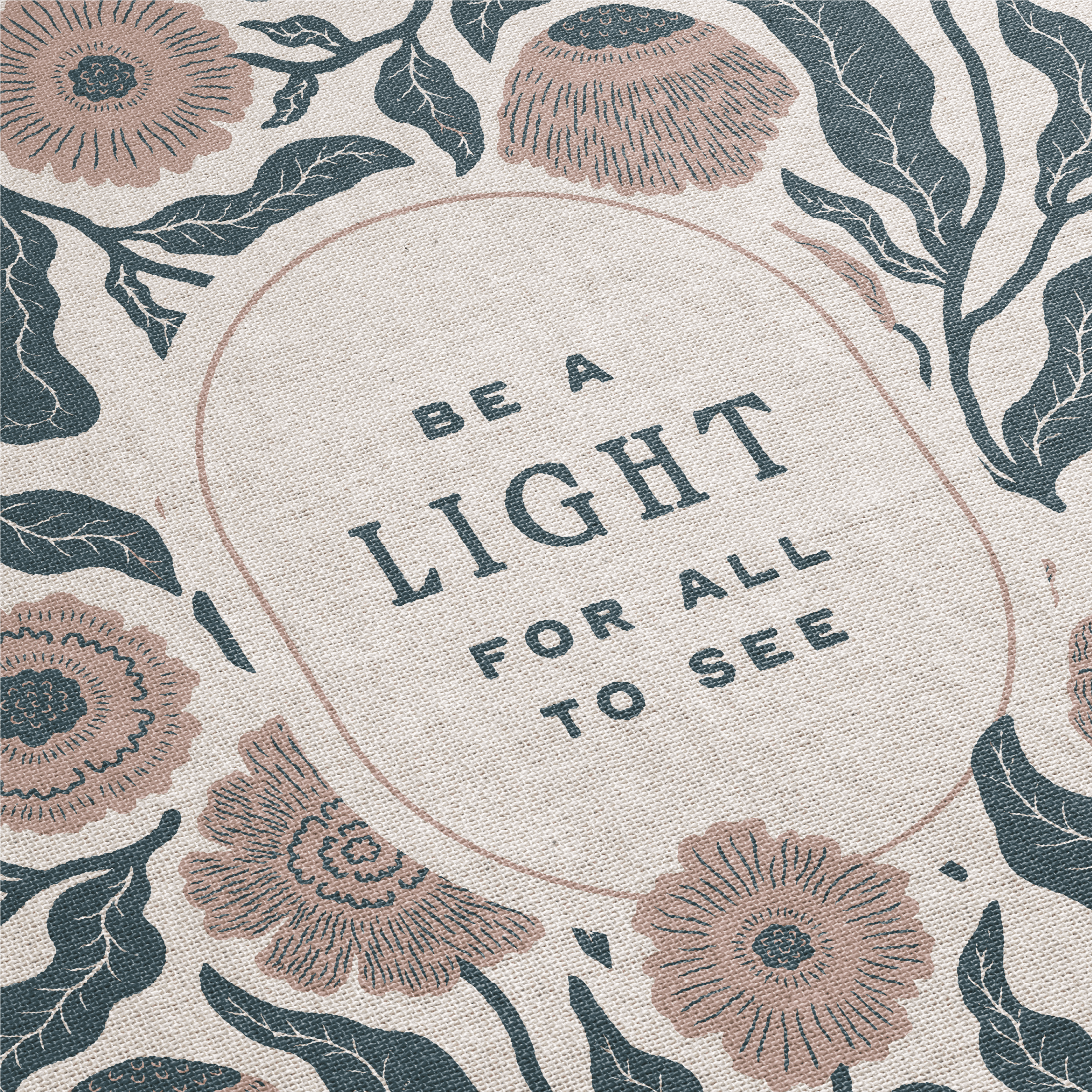 Be a Light Woven Blanket – Faith & Encouragement Christian Throw