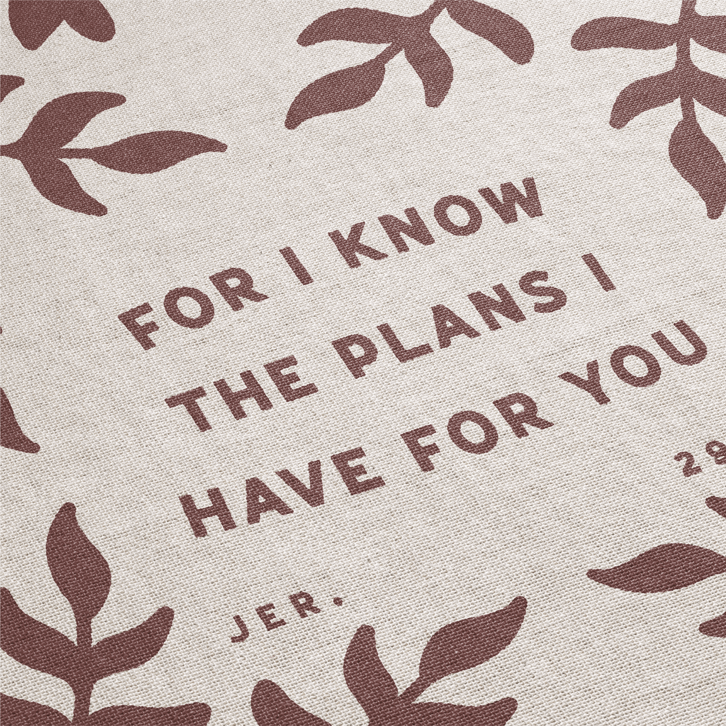 Text with leaves on a beige background, featuring a motivational quote.