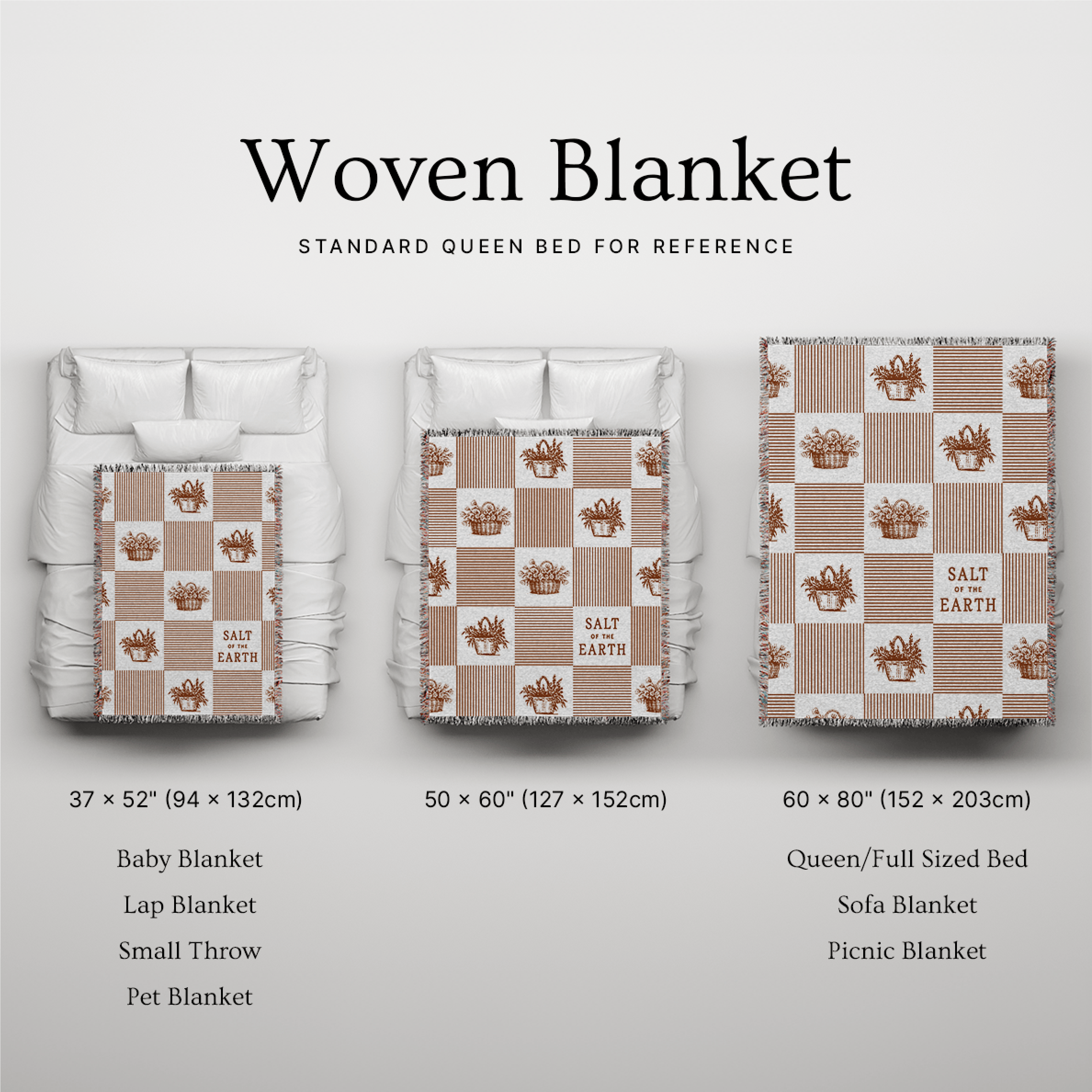 Salt of the Earth Woven Blanket – Faith & Home Christian Throw