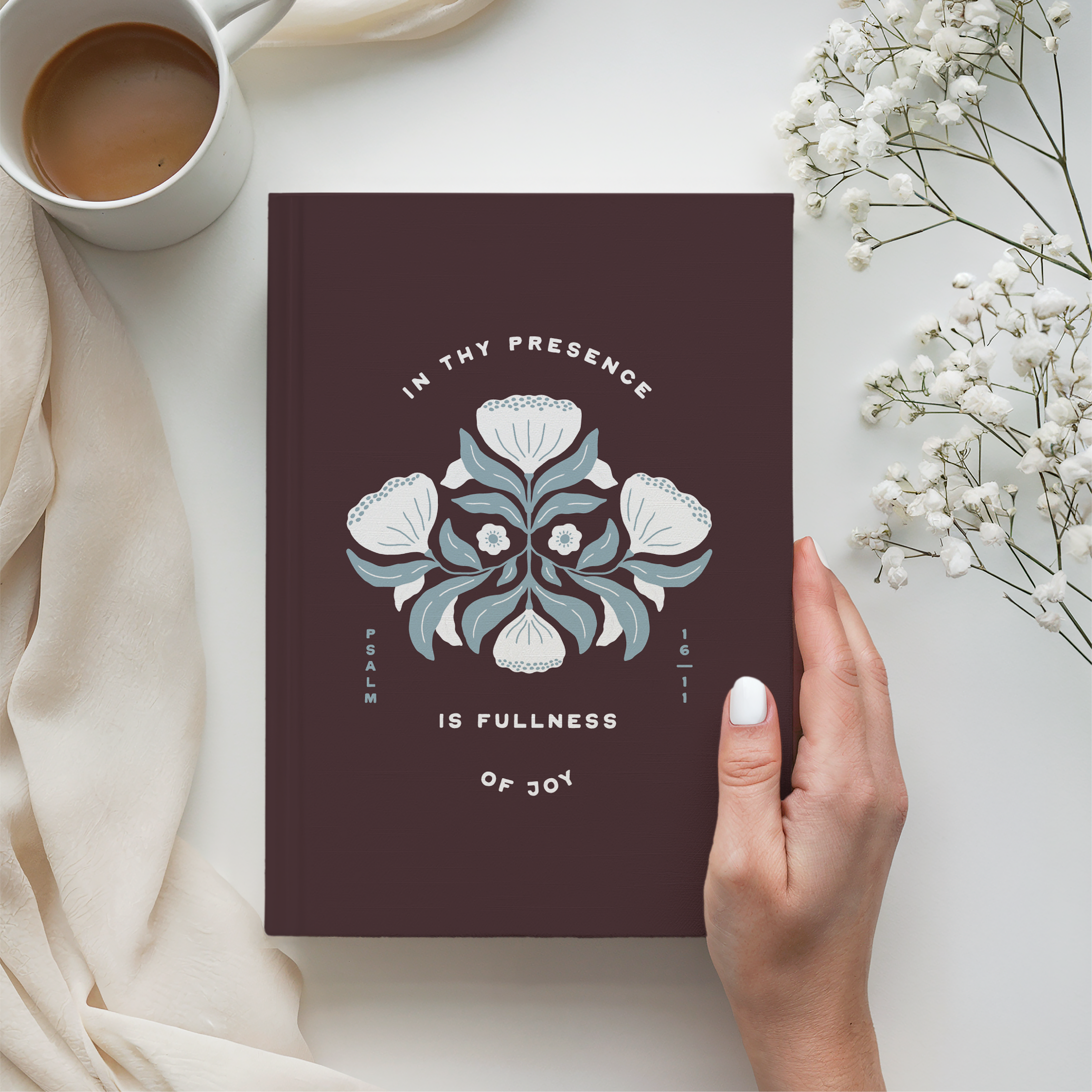 In Thy Presence Is Fullness of Joy – Christian Blanket & Journal Gift Set
