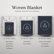 Anchor for the soul firm and secure woven blanket size chart