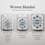 The Joy of the Lord Personalized Woven Blanket – Nehemiah 8:10