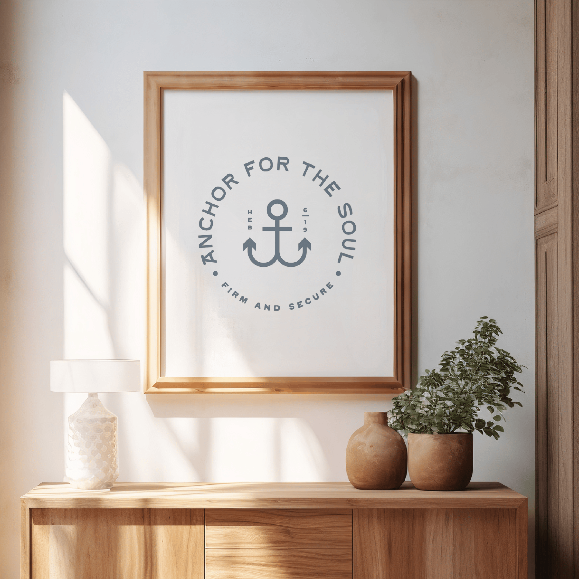 Anchored for the Soul Art Print