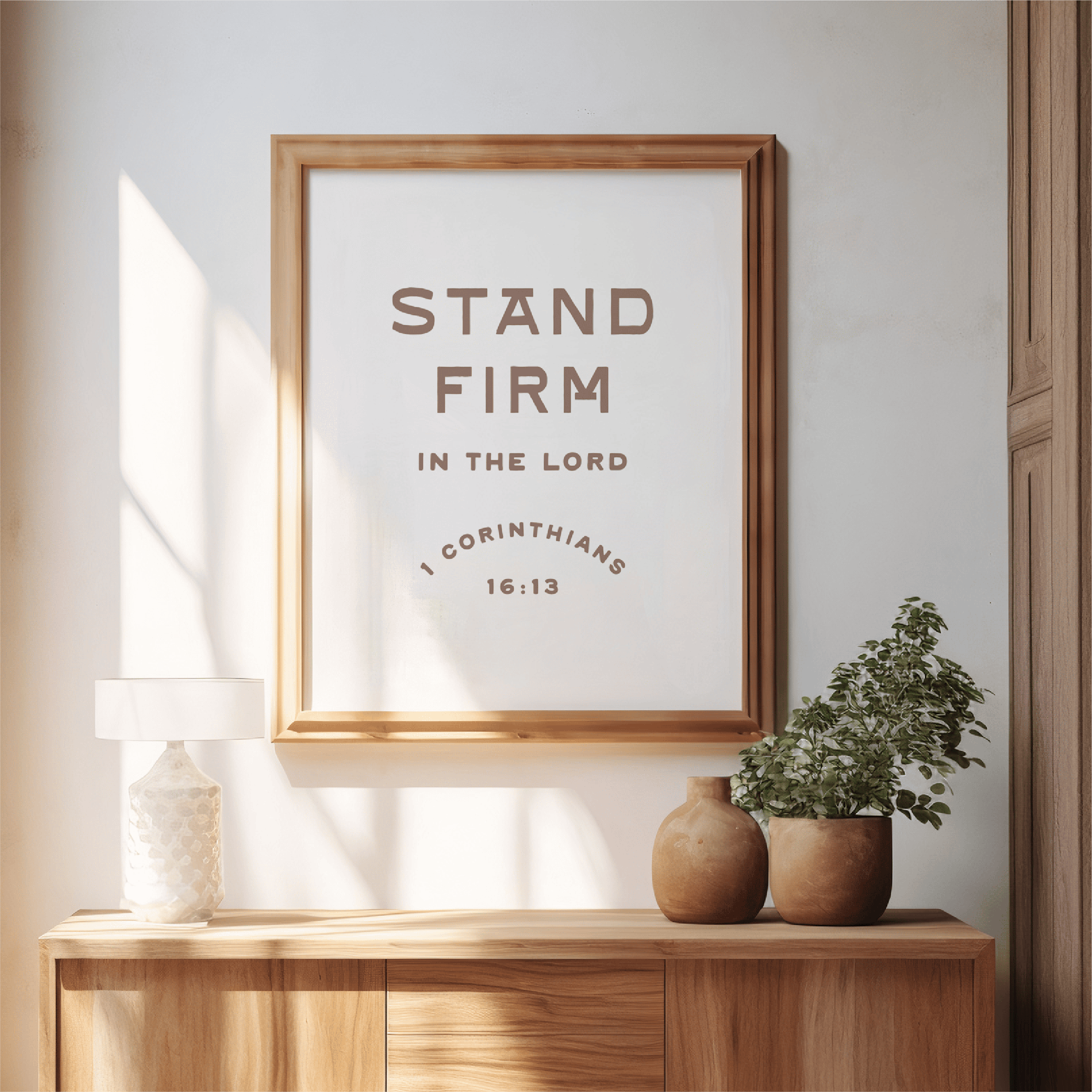 Stand Firm in the Lord Art Print
