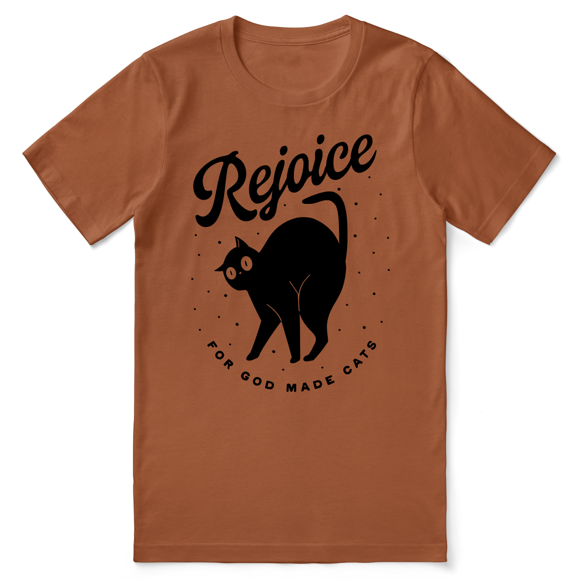 Rejoice for God Made Cats T-Shirt