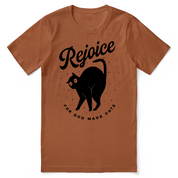 Rejoice for God Made Cats T-Shirt