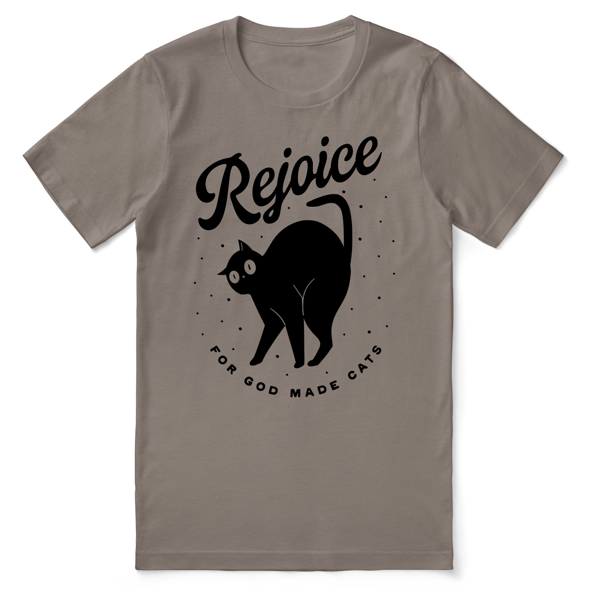 Rejoice for God Made Cats T-Shirt