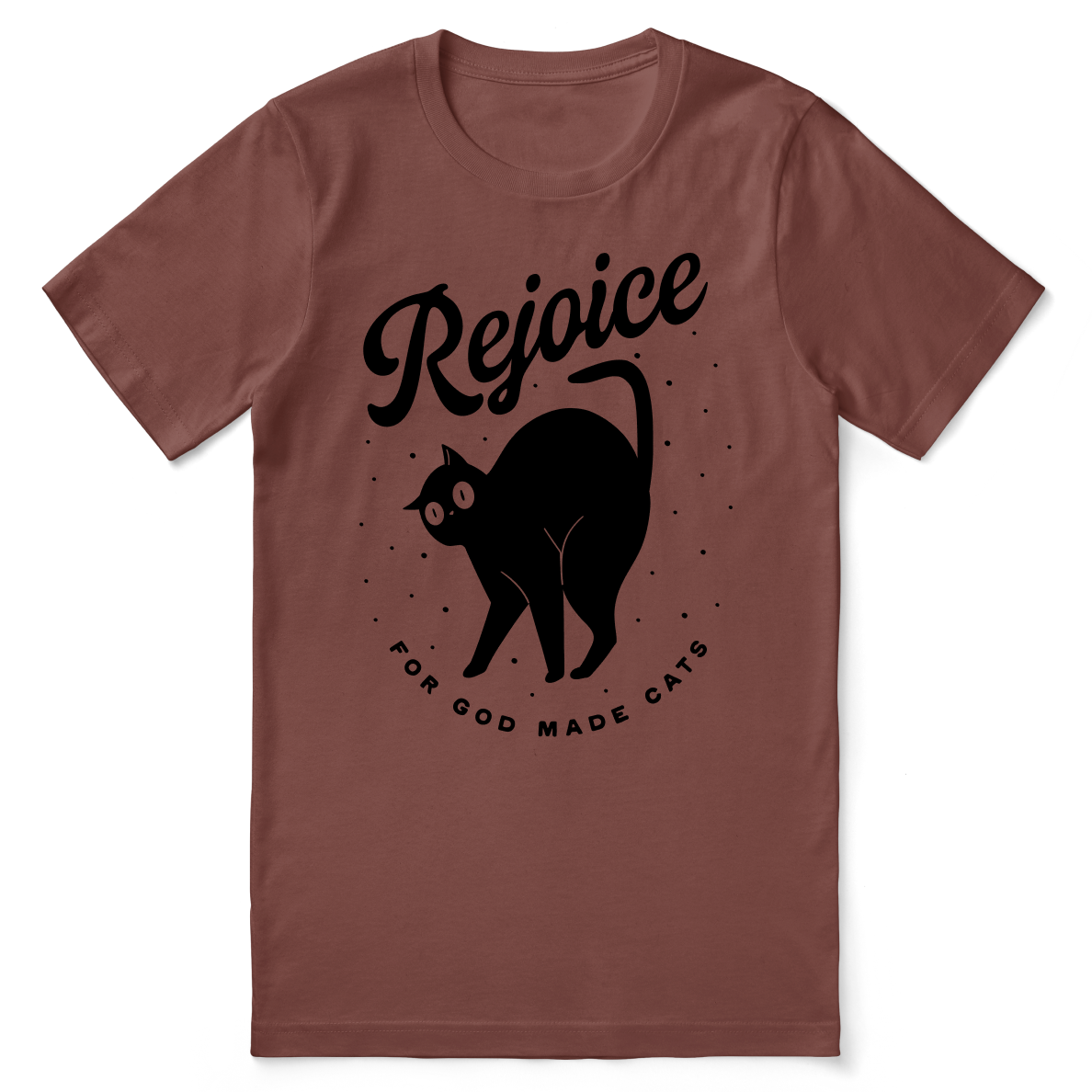 Rejoice for God Made Cats T-Shirt