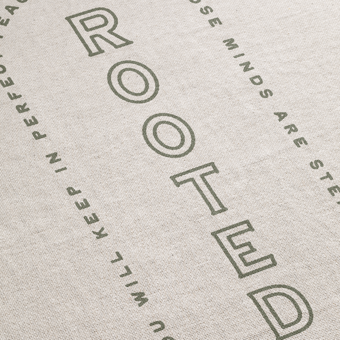 Text on a textured surface with motivational quote