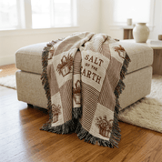 Salt of the Earth Woven Blanket – Faith & Home Christian Throw