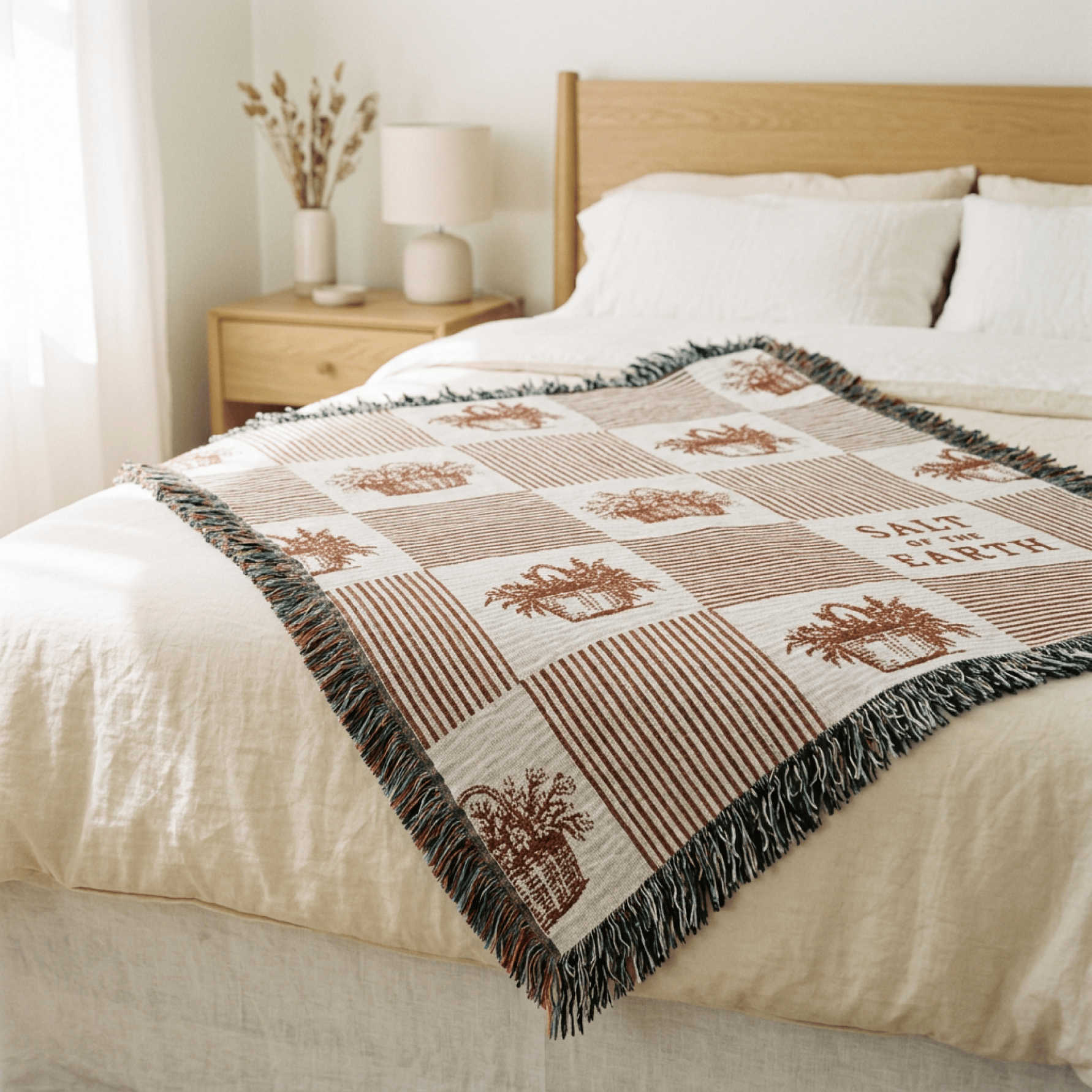 Salt of the Earth Woven Blanket – Faith & Home Christian Throw