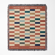 Set Apart for His Glory Woven Blanket – Personalized Heirloom