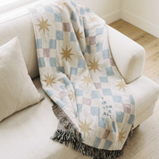 Set Your Mind on Things Above Woven Blanket – Colossians Inspired Christian Throw