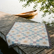 Set Your Mind on Things Above Woven Blanket – Colossians Inspired Christian Throw