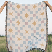 Set Your Mind on Things Above Woven Blanket – Colossians Inspired Christian Throw