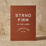 Stand Firm in the Lord Hardcover Journal