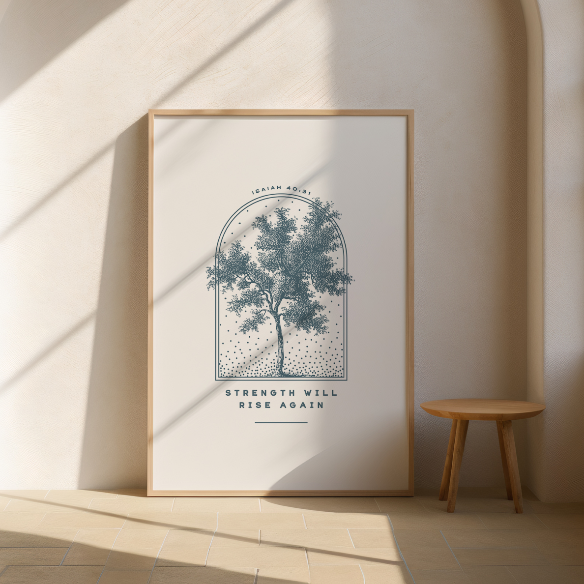 Strength Will Rise Again Art Print — Isaiah 40:31