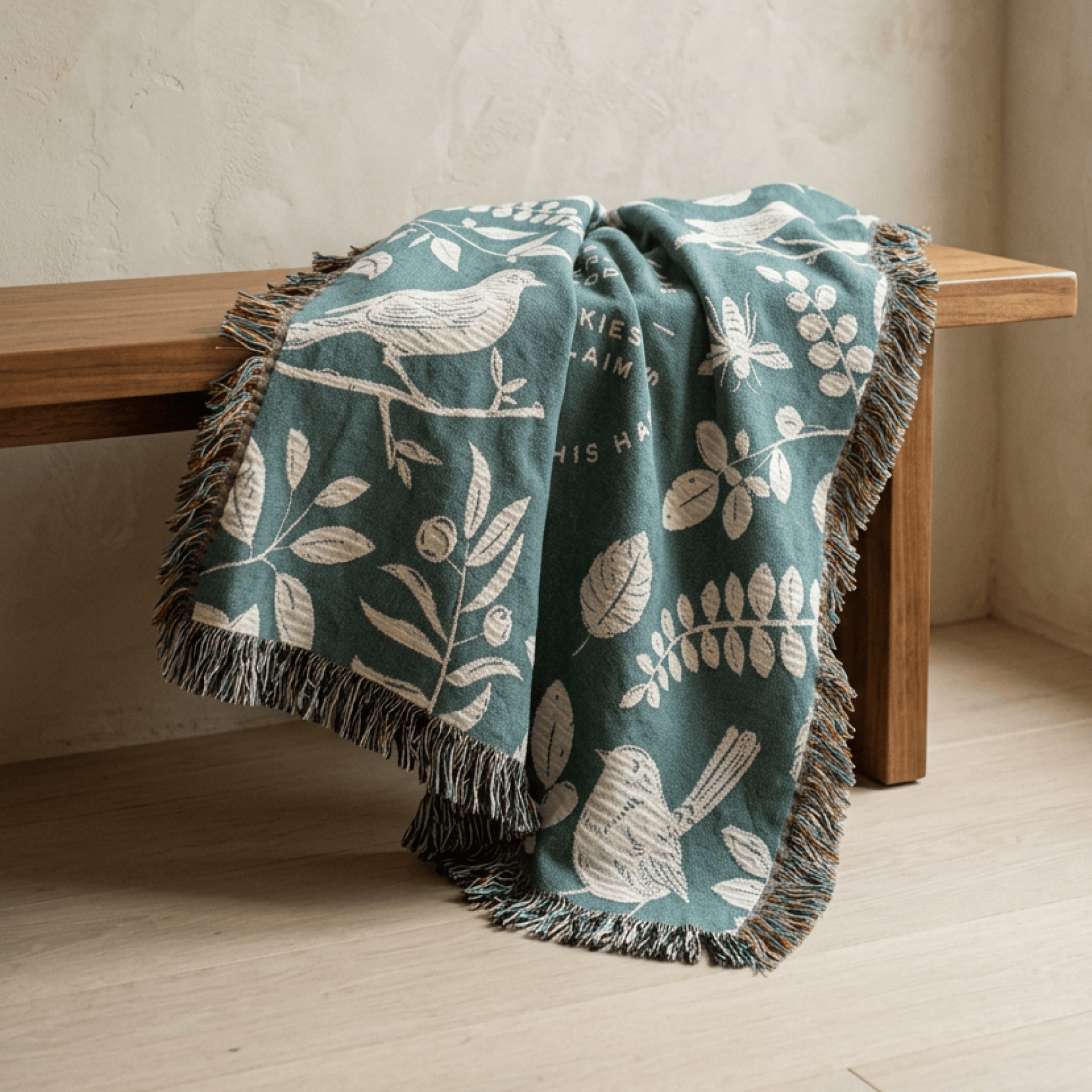 The Heavens Declare Woven Blanket – Psalm 19:1 Christian Throw