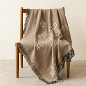The Old Rugged Cross Woven Blanket — Christian Hymn Throw