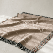 The Old Rugged Cross Woven Blanket — Christian Hymn Throw