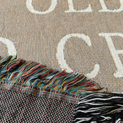 The Old Rugged Cross Woven Blanket — Christian Hymn Throw