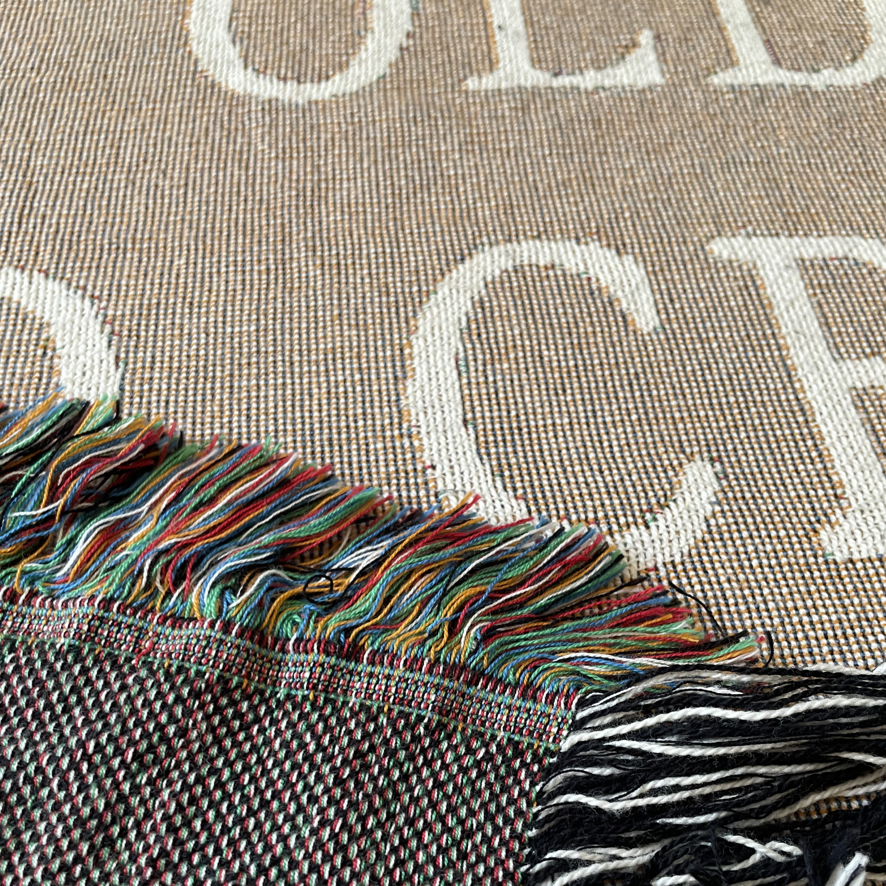 The Old Rugged Cross Woven Blanket — Christian Hymn Throw