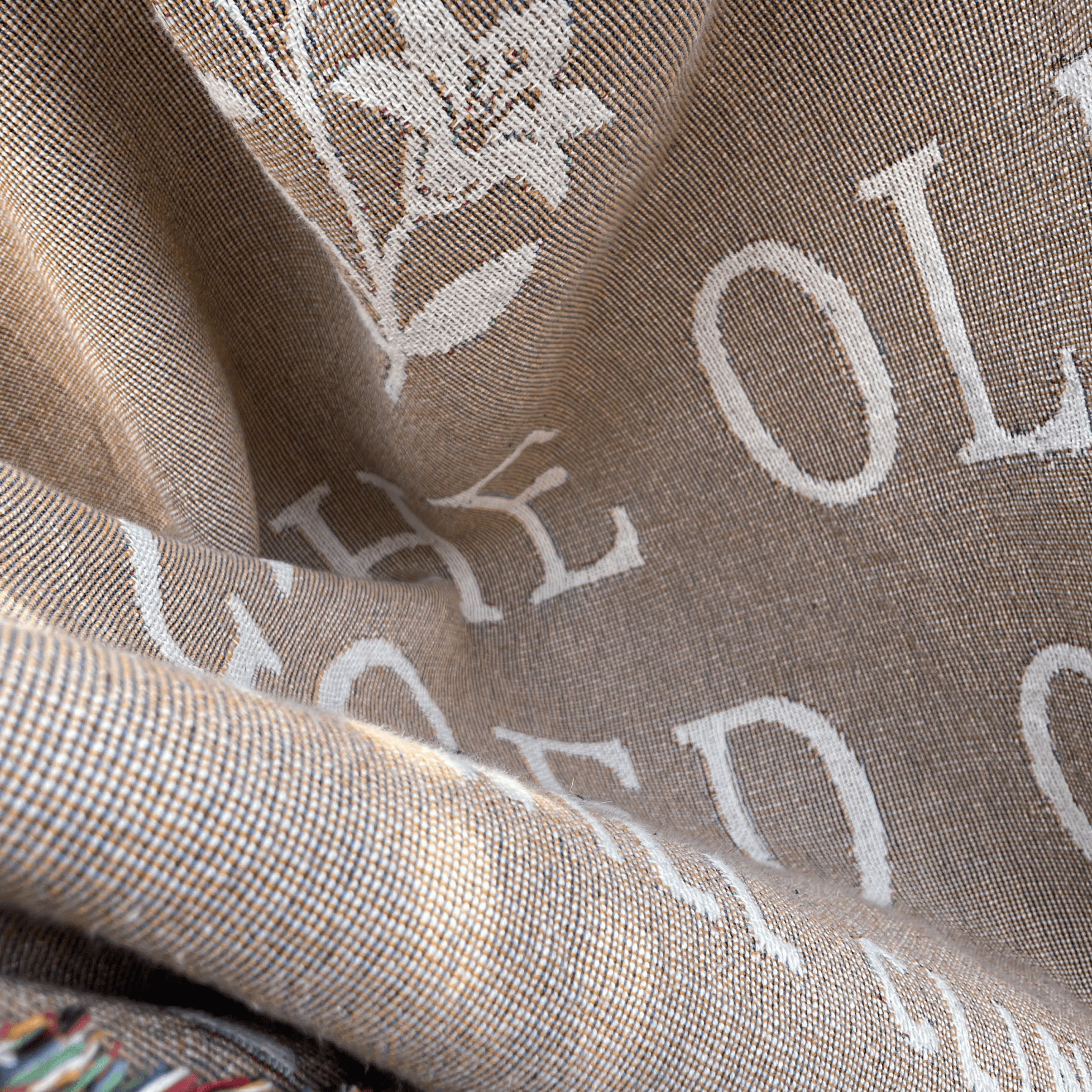 The Old Rugged Cross Woven Blanket — Christian Hymn Throw