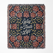 The Way, The Truth, The Life Woven Blanket