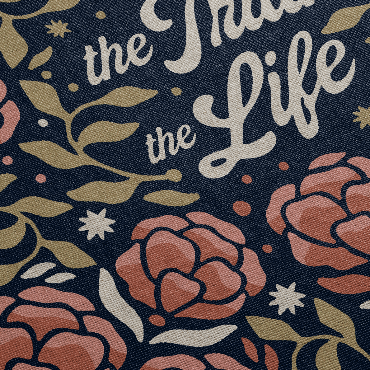 The Way, The Truth, The Life Woven Blanket