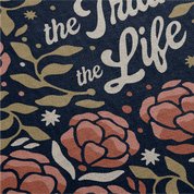 The Way, The Truth, The Life Woven Blanket