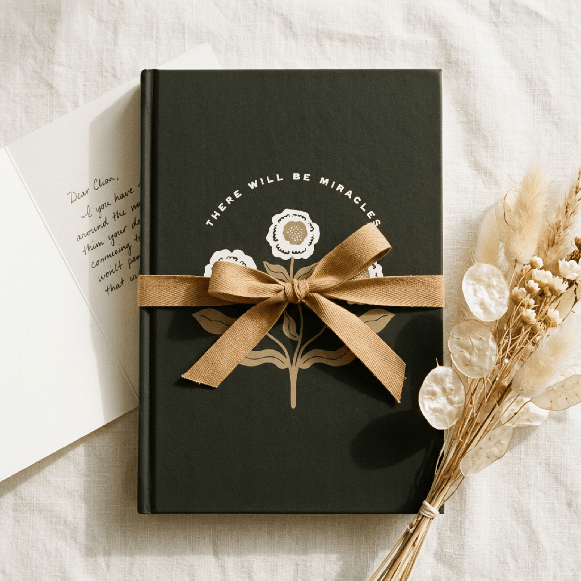 There Will Be Miracles Hardcover Christian Journal