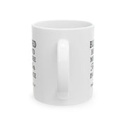 Ceramic Christian mug with the phrase "Blessed Beyond Measure, Together in Grace" from Psalm 128:1–4, perfect faith-based gift for family or loved ones.
