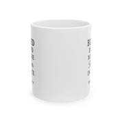 Ceramic Christian mug with the phrase "Blessed Beyond Measure, Together in Grace" from Psalm 128:1–4, perfect faith-based gift for family or loved ones.