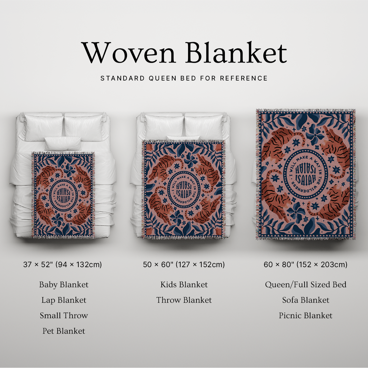 Way in the Wilderness Woven Blanket