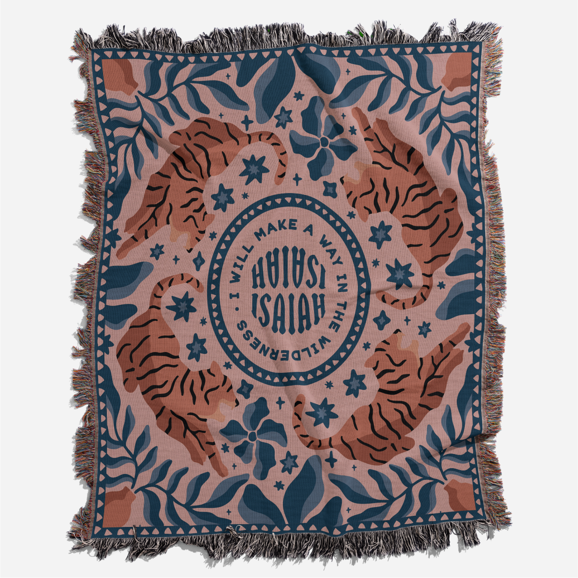 Way in the Wilderness Woven Blanket